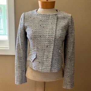Banana Republic Tweed Zippered Jacket